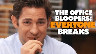 EVERYONE Breaks Bullpen Bloopers from The Office US  Comedy Bites [upl. by Lanaj]