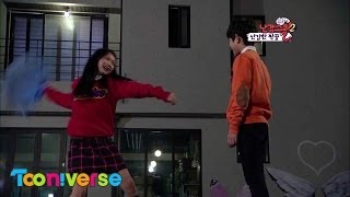 난감스쿨2 하이라이트 12화 가 가란말이야Tooniverse Nangam school2 HighlightEp12 [upl. by Adelheid]