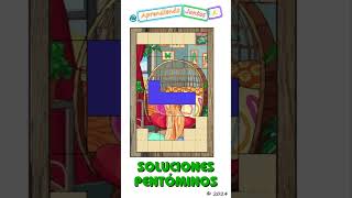 9000 Soluciones 43 Rompecabezas Matemático de Pentóminos Shorts puzzlegames [upl. by Zedecrem]