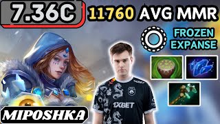 736c  Miposhka CRYSTAL MAIDEN Hard Support Gameplay 25 ASSISTS  Dota 2 Full Match Gameplay [upl. by Oam]