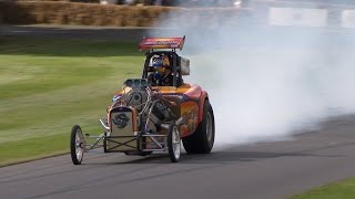 Rat Trap dragster 3000bhp at Festival of Speed [upl. by Nette588]