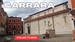 CARRARA the MARBLE town 🪨 ITALY Toscana Michelangelos favorite [upl. by Idalia]