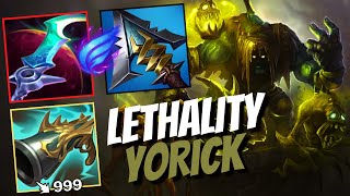 LETHALITY YORICK MID IS THE REAL TRICK TO GAINING LP IN SEASON 12 [upl. by Mariana]