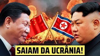 China ALERTA Coréia do Norte quotSE AFASTEM IMEDIATAMENTEquot [upl. by Llertac]