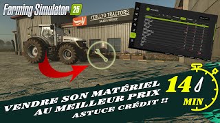 DÉBUTER SUR FS25  Crédit Utile ou pas  Vendre son Matériel au bon Moment et au meilleurs PRIX [upl. by Lexerd130]