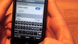 LabelSlider Customize Your LockScreen Label Slider [upl. by Keen]