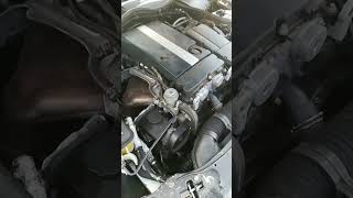 Mercedes w203 m271 engine slow knock noise c180 2005 [upl. by Doownil550]