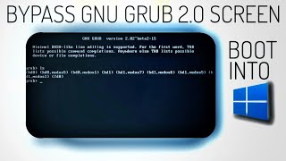 Stuck in GNU Grub 20 Screen Try this [upl. by Leavelle]