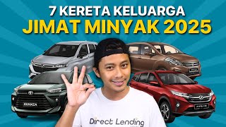 7 Kereta Keluarga Terbaik MPV Jimat Minyak 2025 [upl. by Stiegler]