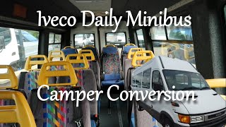 Intro  We Bought an Iveco Daily Minibus  BUS to CAMPER Conversion [upl. by Nivac]