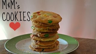 Easy and Fast MampM Cookies Recipe [upl. by Meeharbi282]