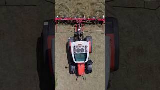 FPM 6 Star Tedder in Action from the Air dronefootage tedder dronevideo sametractor haymaking [upl. by Gipson854]