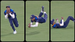 The run the dive the ROLLs Hardik Pandya makes classic catch look easy  From the Vault [upl. by Bilac]