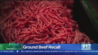 Moneywatch Ground Beef Recall [upl. by Arbmahs985]