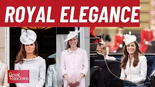 Kate Middletons Stunning Trooping the Colour Outfits Through the Years [upl. by Hiasi]