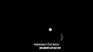 Moon Face on full moon night 18TH September 2024 [upl. by Ynavoeg]