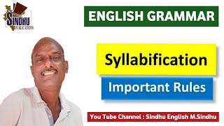 Syllabification words List  Important Rules  English Grammar  Competitive Exams  TNTET  TNPSC [upl. by Brottman]