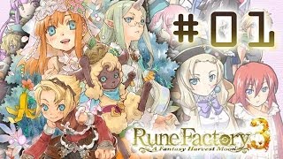 Rune Factory 3  1  ผู้หญิง ผู้หญิงเต็มไปหมด อิย๊าาา [upl. by Anairda226]