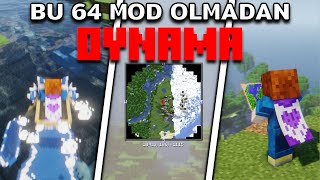 Bu 64 MOD olmadan Minecraft OYNAMA [upl. by Nelda]