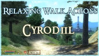 Relaxing Walk Across Cyrodiil  Ambient Music and Sounds Oblivion [upl. by Lirpa]