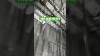 Chiller insulation work yarasulallah ytshorts shots [upl. by Anelem]