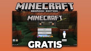 COMO OBTENER MINECRAFT BEDROCK 121 LEGAL [upl. by Lorin259]