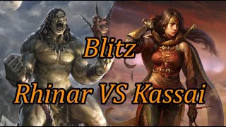 Flesh amp Blood Gameplay  Blitz  Rhinar VS Kassai [upl. by Aymer]