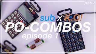 PO14 sub x PO33 KO  POCOMBOS Episode 1  Teenage Engineering Pocket Operator Combinations [upl. by Wendelin]