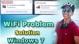 WiFi not working in Windows 7  Solution [upl. by Older]