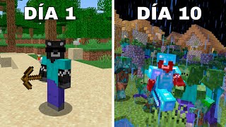 Sobreviví los 10 días MAS DIFICILES de MINECRAFT [upl. by Nireves]