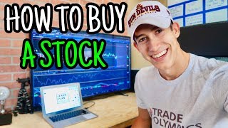 How To Buy Your First Stock For Beginners [upl. by Waly]