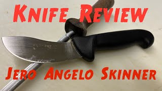 KNIFE REVIEW Jero Angelo 4” skinner knifes review butcher [upl. by Brackett]