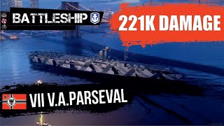 APARSEVAL 221K DAMAGE WOWS LEGENDS  PS XBOX [upl. by Moia19]