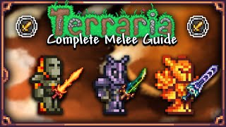 COMPLETE Melee Guide for Terraria 144 [upl. by Zedekiah]