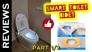 Bazyths Smart Toilet Bidet ZY695A Review Part 12  Installation [upl. by Hiett]