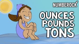 Ounces  Pounds amp Tons Song ★ Customary Units of Measurement [upl. by Eirojram]