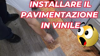 Come posare un pavimento vinilico adesivo installare un pavimento vinilico [upl. by Anorahs]