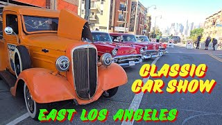 Classic Car Show in East Los Angeles Boyle Heights October 2024 [upl. by Rizzi]