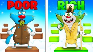 Roblox Oggy Become Poor To Rich With Jack [upl. by Cerell]