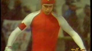 Olympic Winter Games Sarajevo 1984  500 m Pikkupeura  Hadschieff [upl. by Reste]