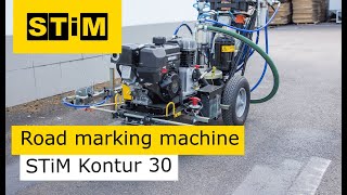 Road marking machine STiM Kontur 30 [upl. by Raynah]