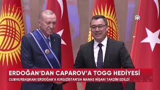 ERDOĞANDAN CAPAROVA TOGG HEDİYESİ [upl. by Jansen613]