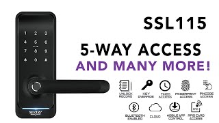 SSL115 5Way Access Sentry Smartlock SSLsecured sentrysmartlock [upl. by Ellessig]