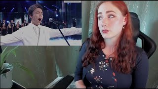 Reaction to Dimash AVE MARIA [upl. by Llenahs]