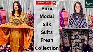 101224🌸Order7015950491 Pure Modal Silk Suits Collection 🌸 [upl. by Odnuges]