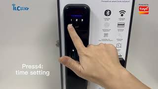 Tuya smart lock X5 Language setting [upl. by Seema449]