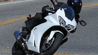 2014 Honda VFR Interceptor First Ride  MotoUSA [upl. by Garret854]