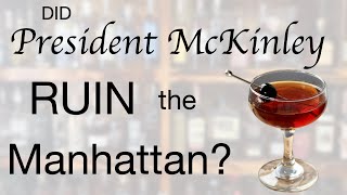 Is President McKinleys version of the Manhattan worth trying manhattan cocktailreview cocktail [upl. by Ycnan]