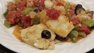 Heart Healthy Recipe  Cod Provencal [upl. by Gollin]