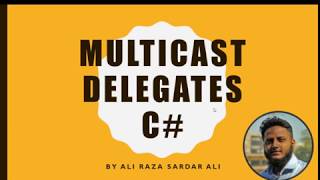 Multicast Delegates Urdu  Hindi [upl. by Wini525]